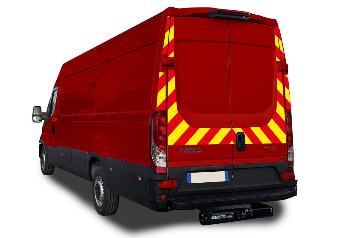 Pre-cut chevron kit FIRE TRUCK AVERY PEUGEOT EXPERT 2016-2023